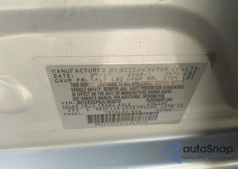 2018 Nissan Versa Note Sv from USA, damaged, VIN 3N1CE2CP6JL353272